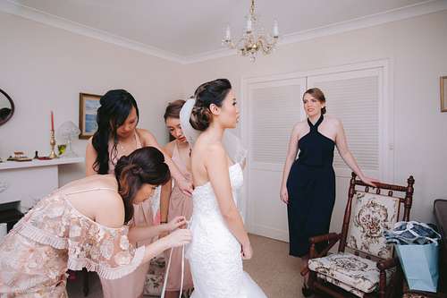 Bride Getting Ready