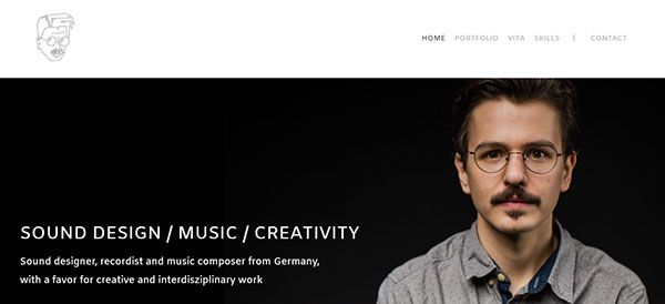 Philippe Spankus Portfolio Website Examples