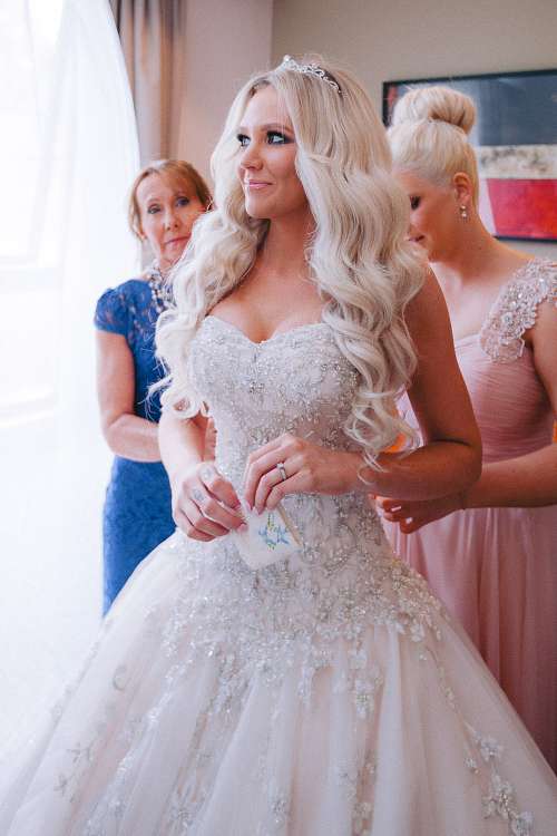 Bride Getting Ready