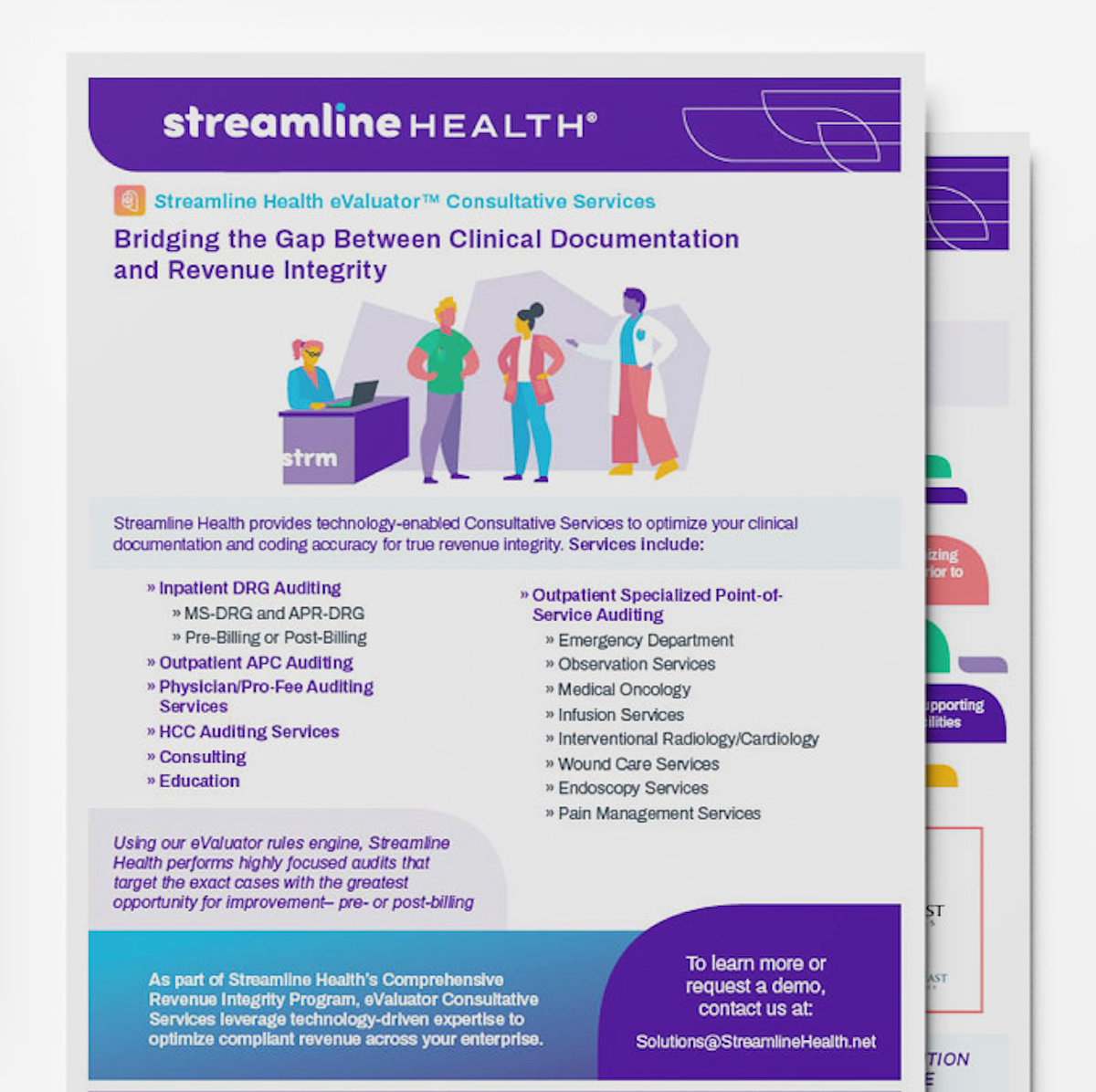 Streamline Health Solutions OneSheet