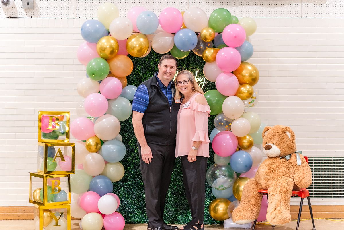 Denise and Doug Slusser of Free Community Baby Shower by Cranberry Township, PA newborn photographer