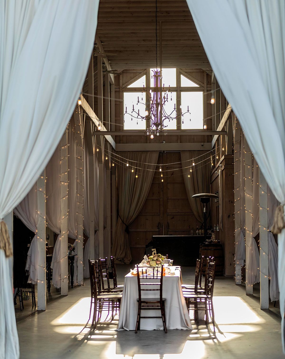 interior photograph of kylan barn