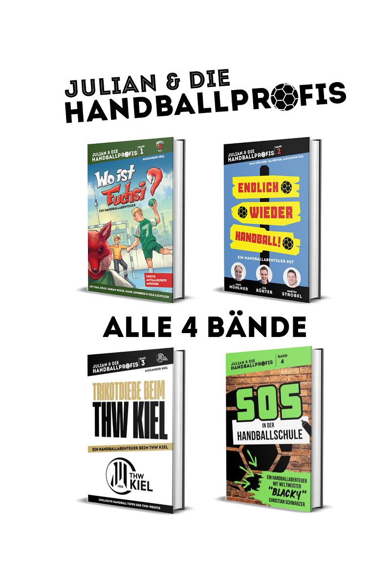 Band 1-4: JULIAN & DIE HANDBALLPROFIS
