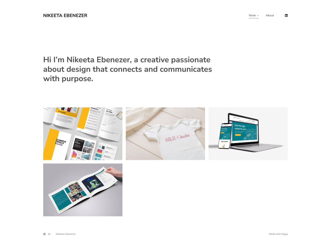 Portafolio de diseño de Nk Ebenezer