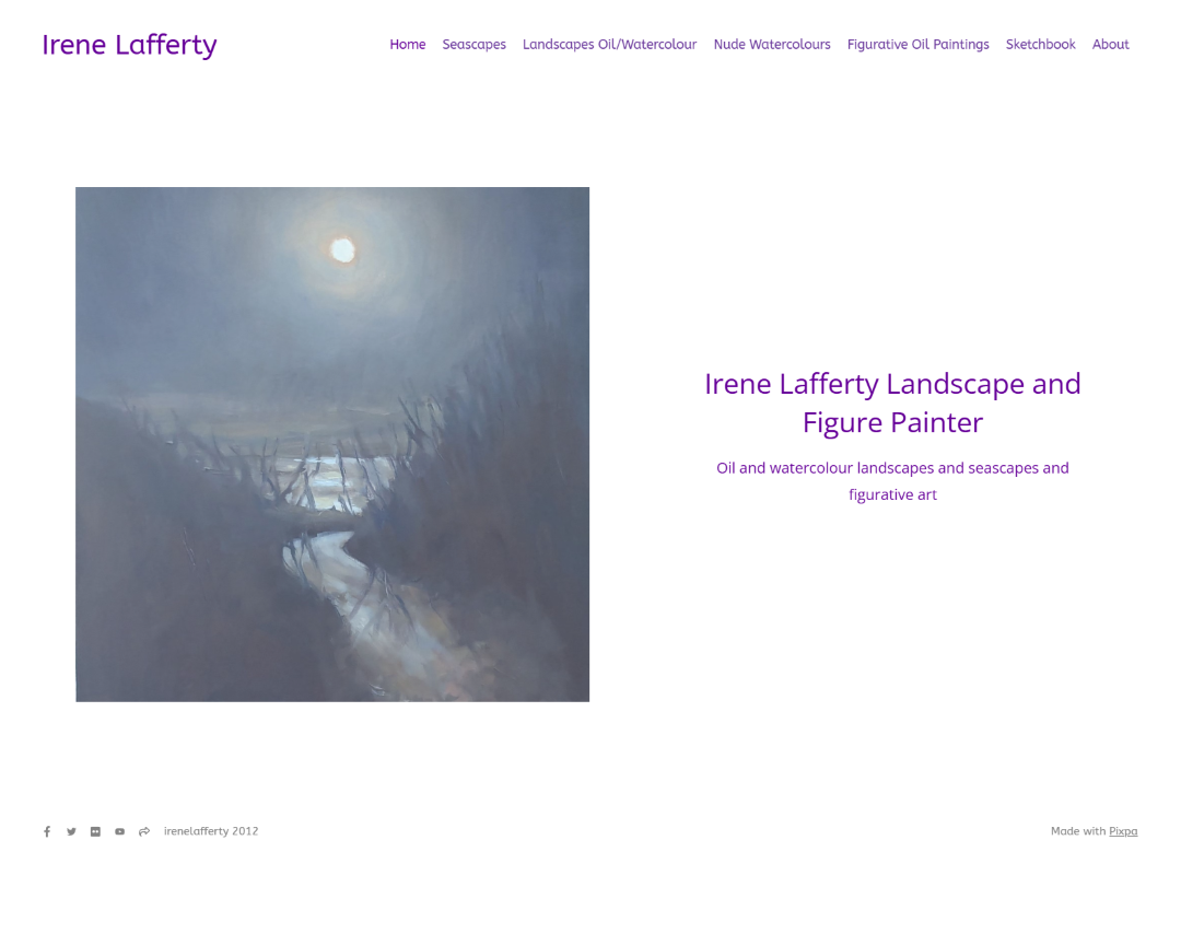 Irene Lafferty – Portfolio einer Aktmalerin