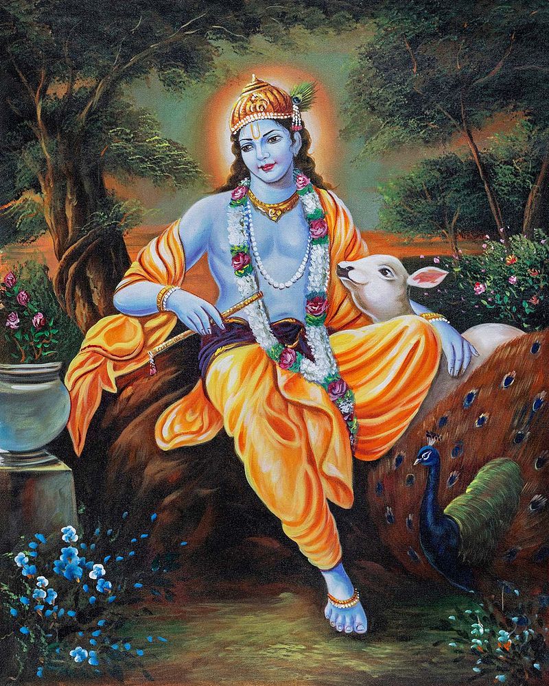 Krishna’s Tranquil Moment