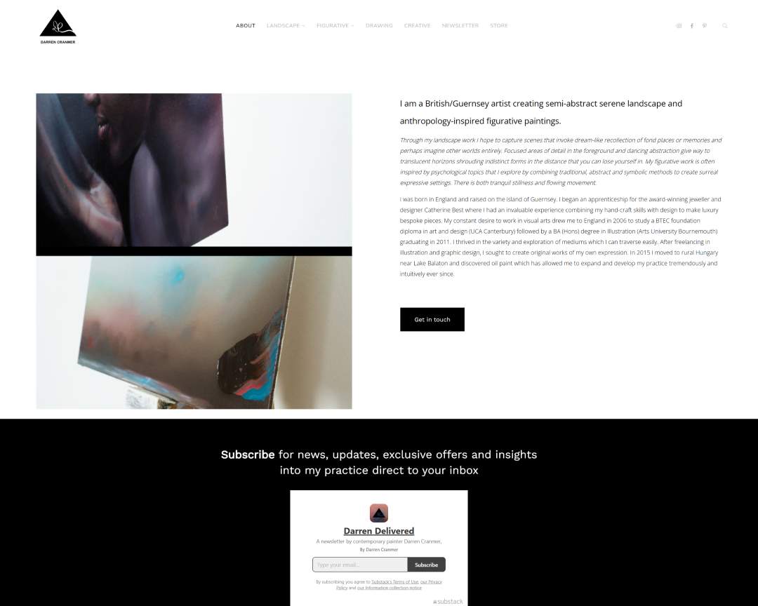 Darren Cranmer – Portfolio figurativer Malerei