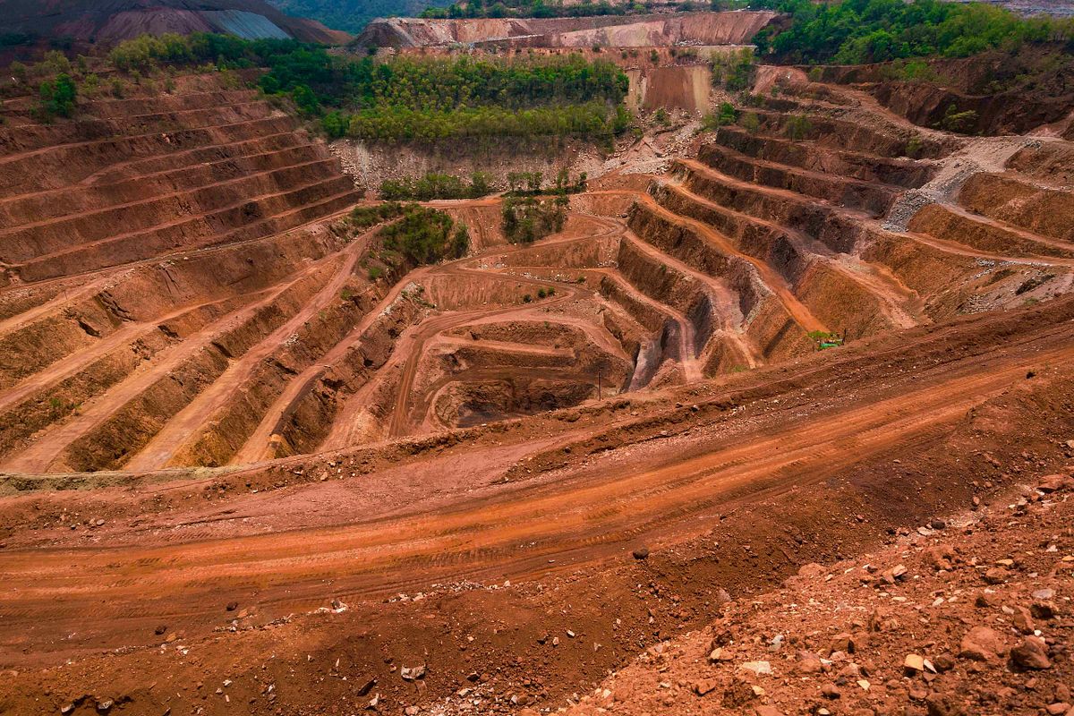 Top view of the MINES