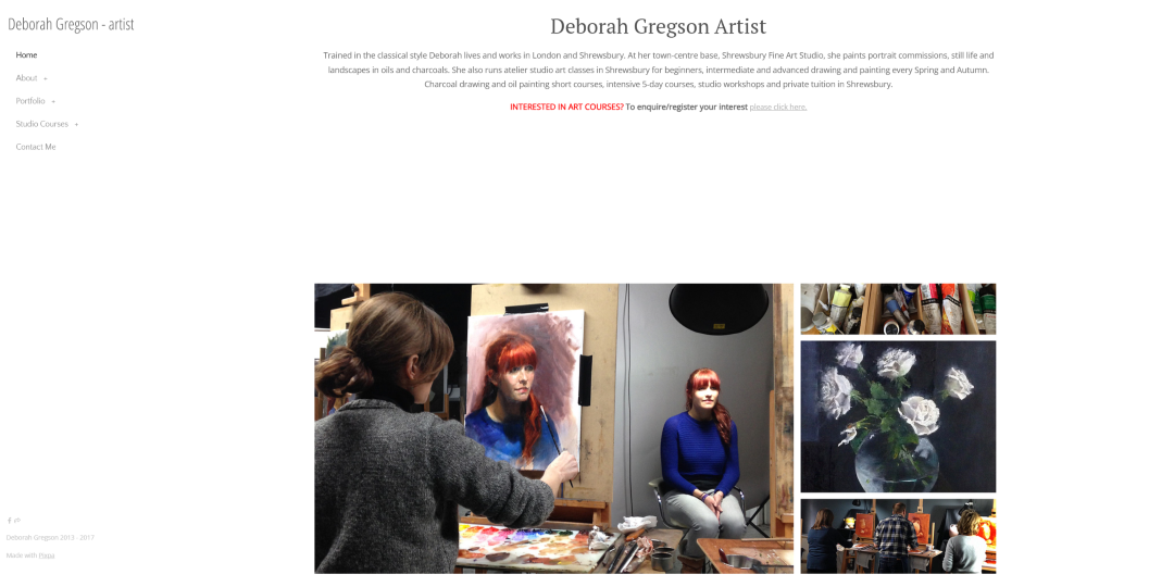 Deborah Gregson – Malerportfolio