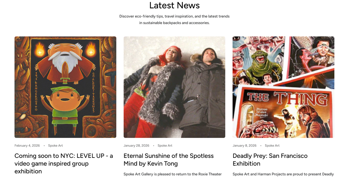 Spoke Art - blog d'art