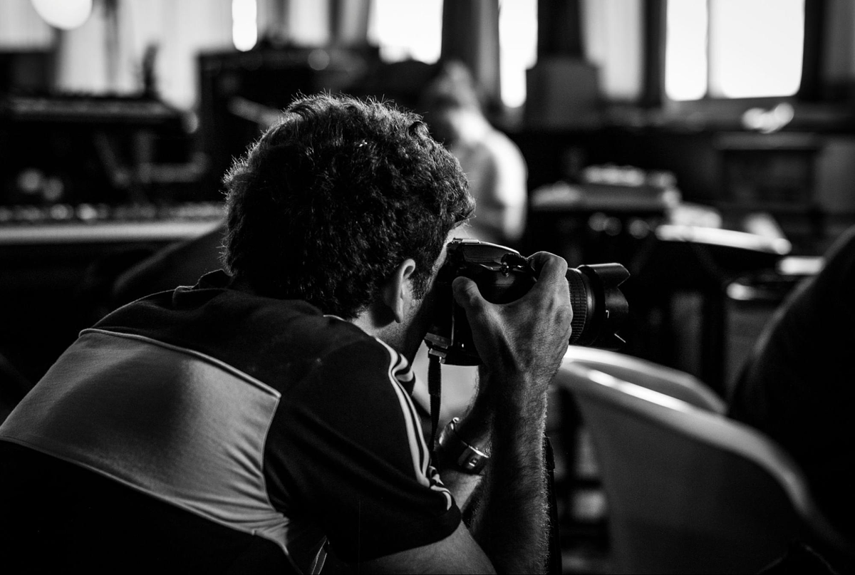 Individual capturing photos