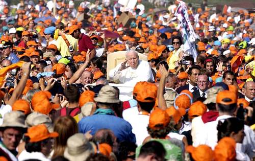World Youth Day "Visit of Pope John Paul II on the occasion of World Youth Day in Loreto, Marche (2004) &ndash; commissioned by Azione Cattolica"