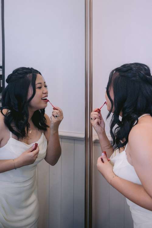 Bride Getting Ready