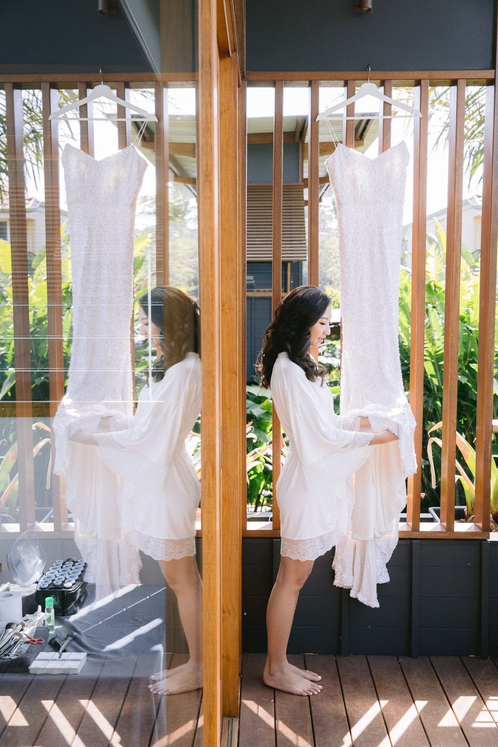 Bride Getting Ready