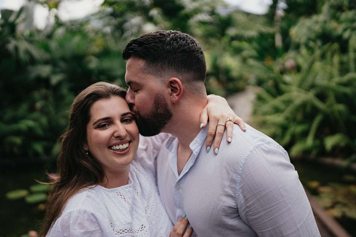 Photographer capturing engagement at Nayara Springs Costa Rica