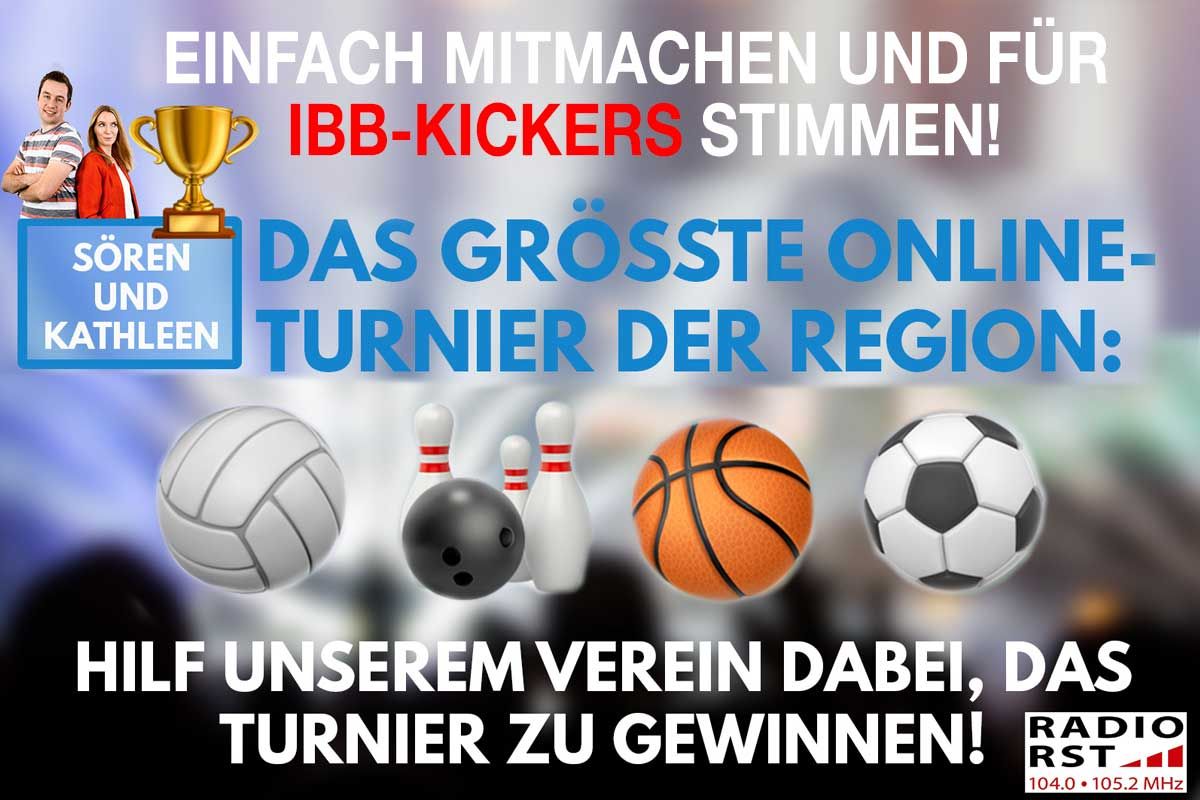 Ibbenbürener Kickers im Wettkampf um den besten Verein beim Radio RST Online-Turnier