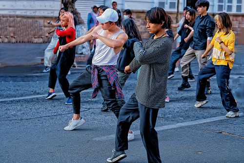 Photo de danseur de rue à Sucré en Bolivie