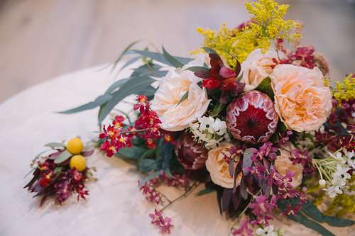 Bride and Groom Getting Ready