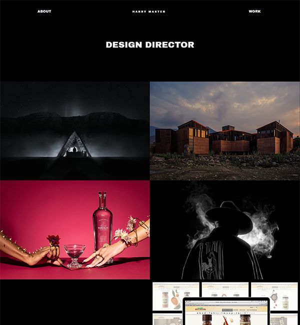 Примеры веб-сайтов с портфолио Harry Master