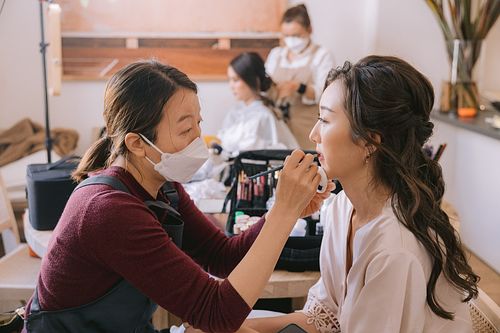 Bride Getting Ready
