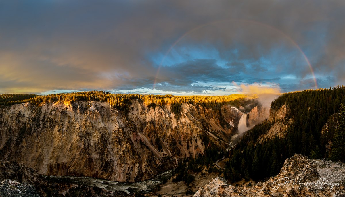 Rainbow over Gold