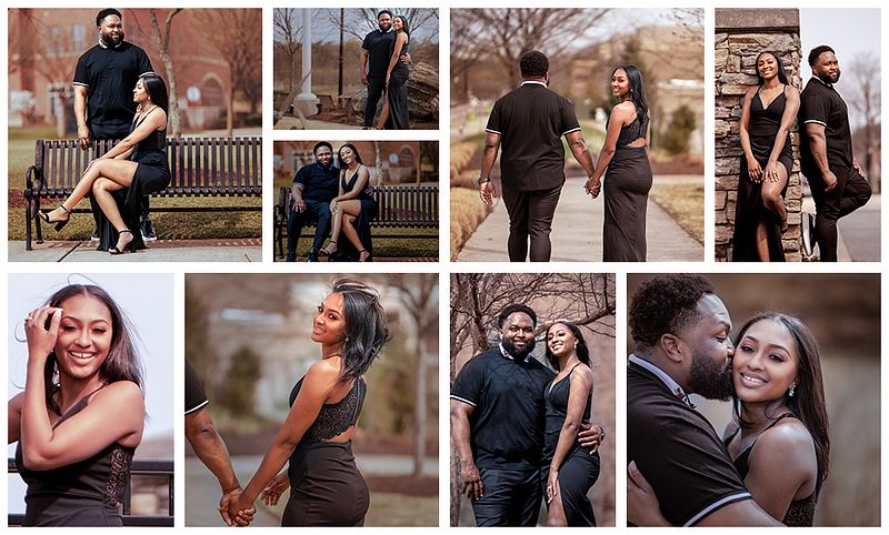 Tiana and Bernard, Engagement Session at Blue Stone Park, Baltimore