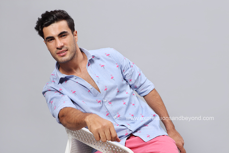 Fashion photoshoot in Delhi for a quirky menswear brand