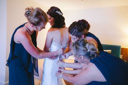 Bride Getting Ready