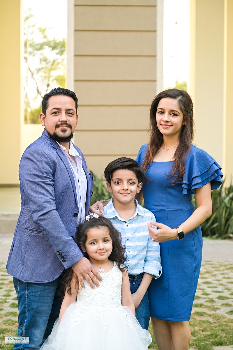 Rahul & Risha's Family Shoot