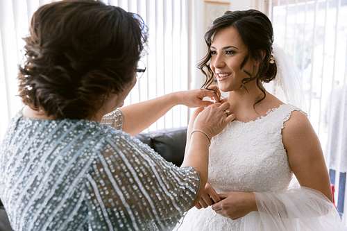 Bride Getting Ready
