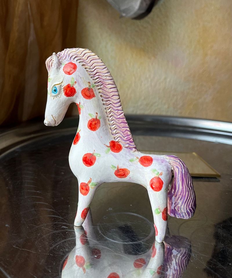 A Dappled Horse, Original mini-sculpture