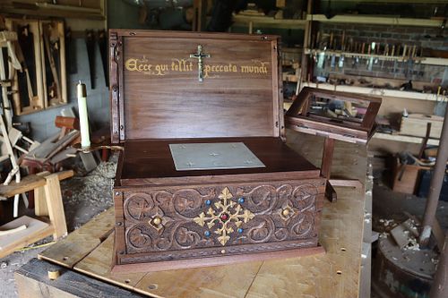 step four of setting up for Mass: first candlestick