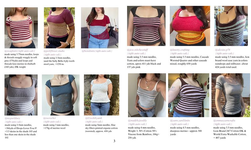 Margo Top PDF Knitting Pattern
