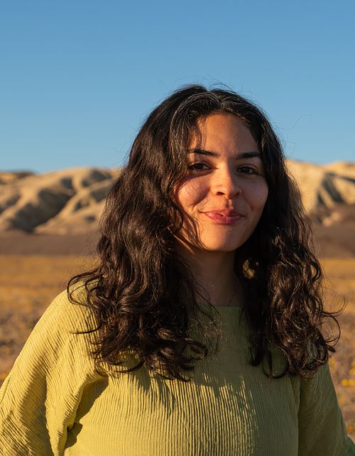 Latina girl portrait in Death Valley