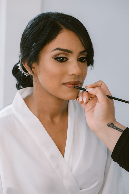 Bride Getting Ready