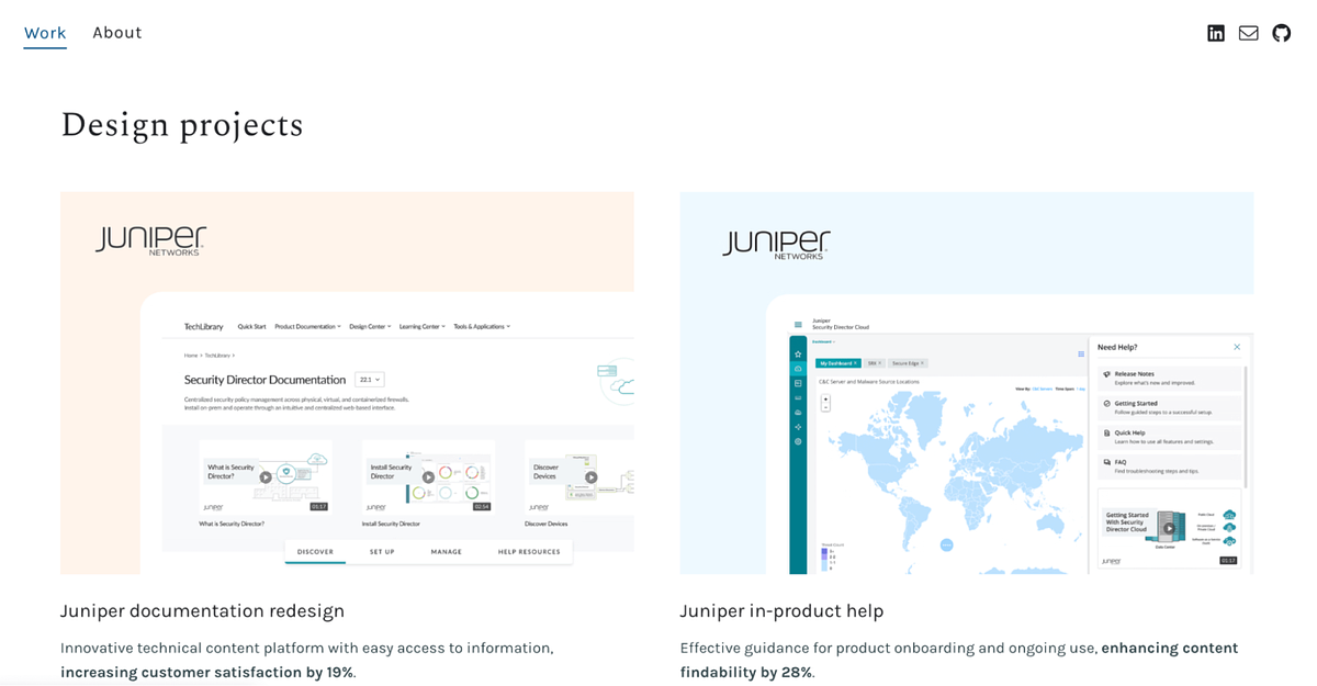 Sitio web del portafolio de diseño de productos de Erin Lee