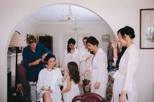 Bride Getting Ready