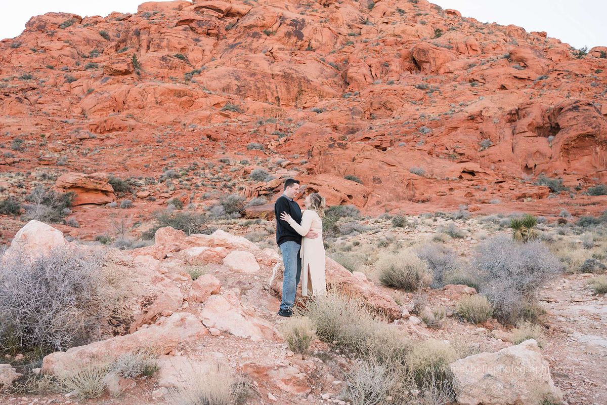 Red Rock Canyon, Las Vegas Nevada Engagement Photoshoot