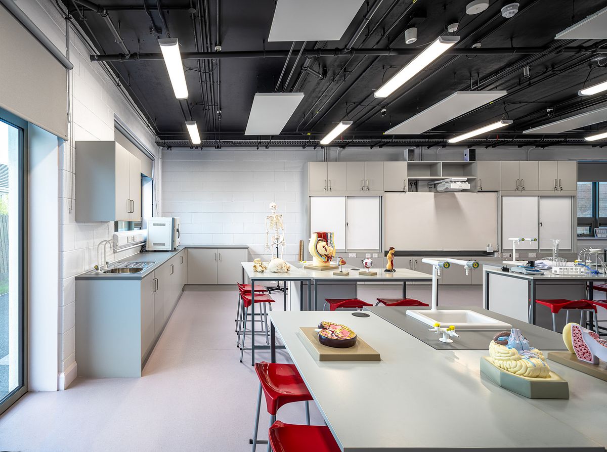 St Mary's College Science Lab Interior, Arklow