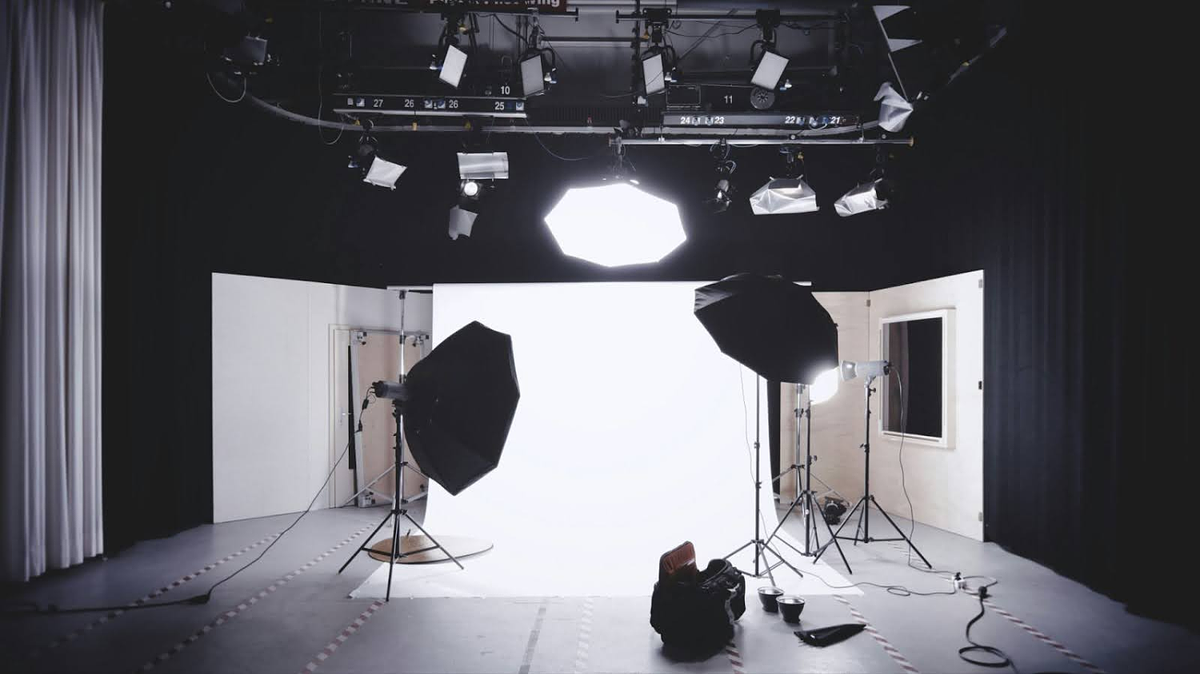 Afbeelding van een fotostudio