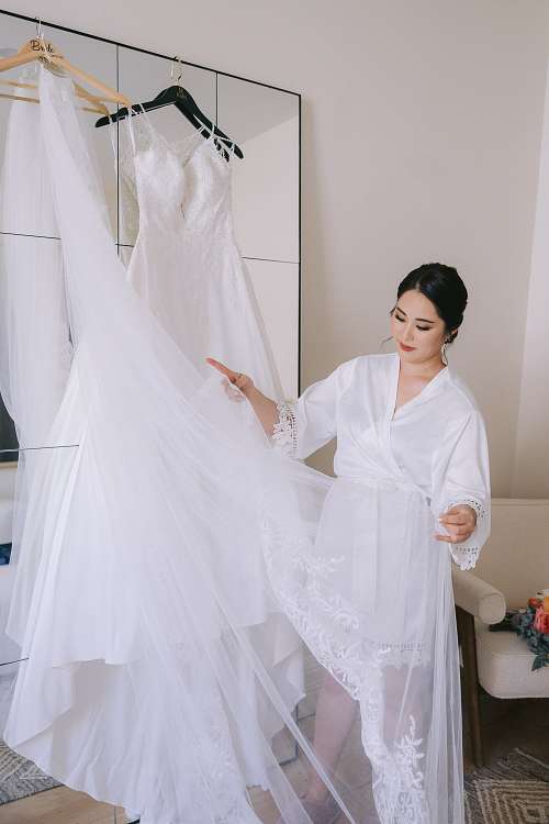 Bride Getting Ready