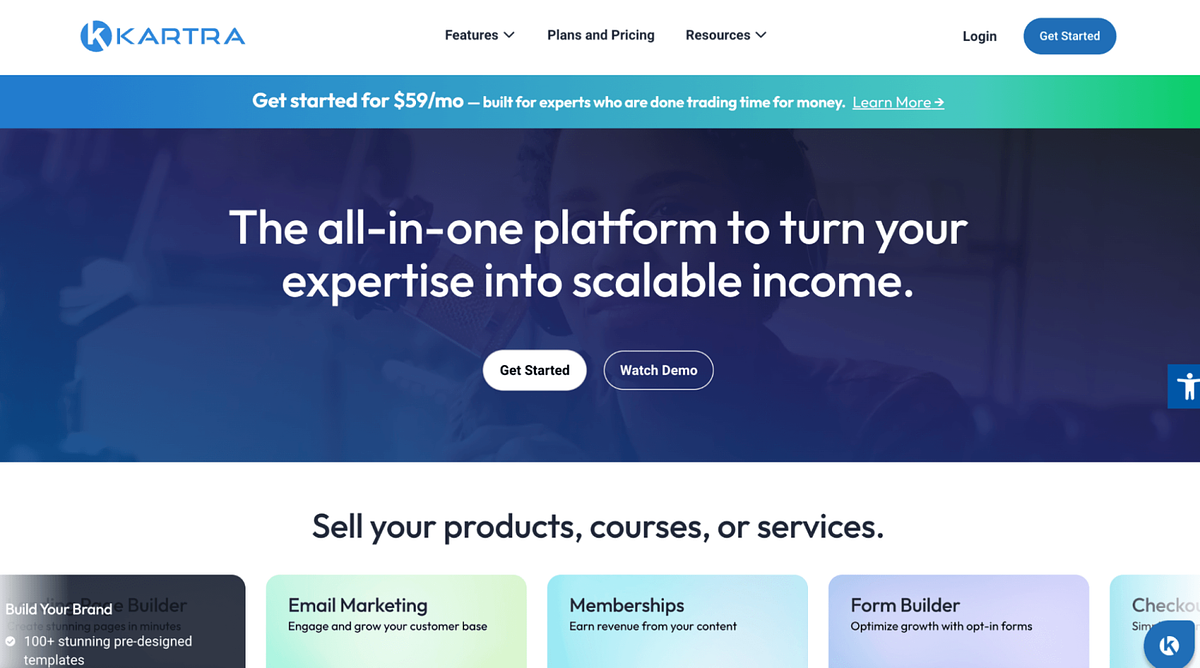 Скриншот домашней страницы Картары