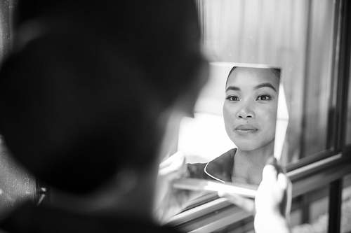 Bride Getting Ready