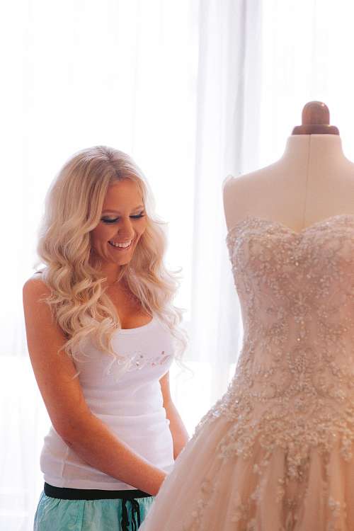 Bride Getting Ready