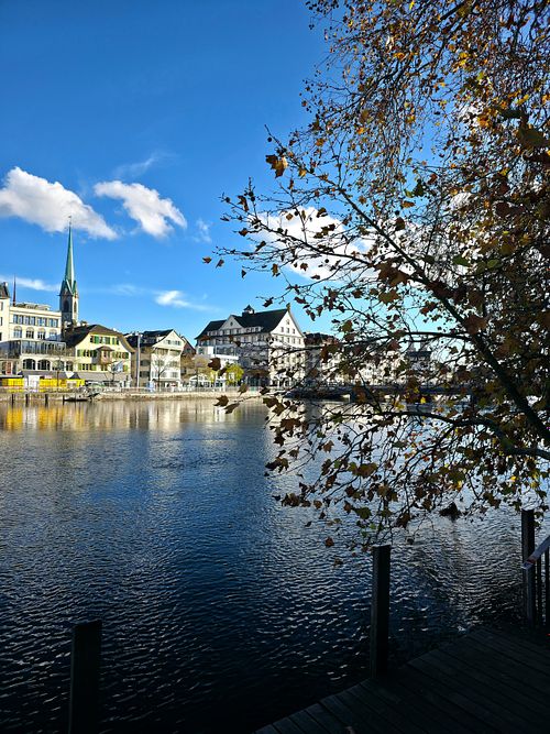 zurich,autumn,riverlimmat,season