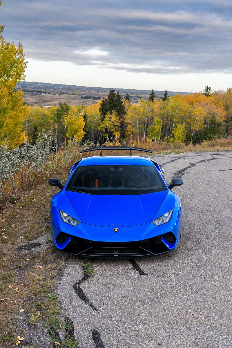 Autumn Power: Lamborghini Huracán Performante in Springbank