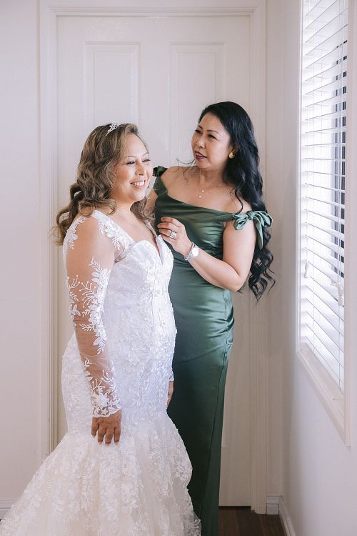 Bride Getting Ready