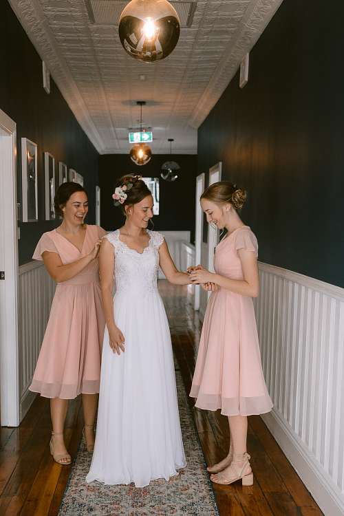 Bride Getting Ready