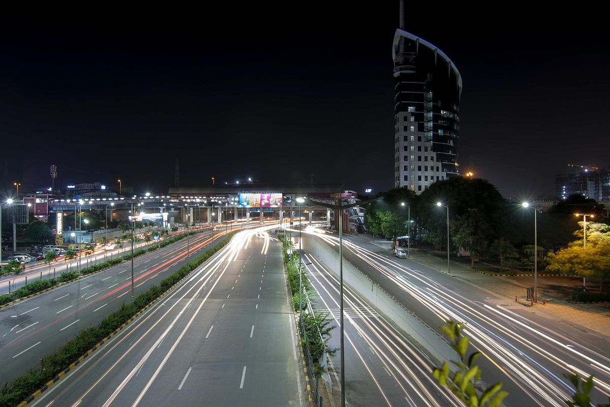 cityscape, city, night photography, light trails, low light photography,