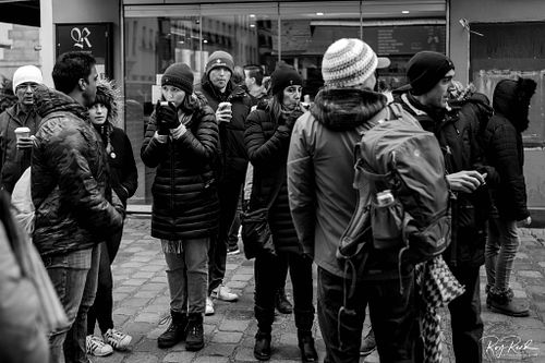 Coffee break from a 'Walking Tour' ... Munich